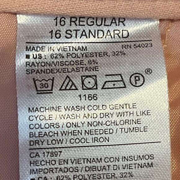 Old Navy Harper Pants Ankle Mid Rise Slim Fit Stretch Pink Rose Women’s Size 16 - Picture 5 of 7